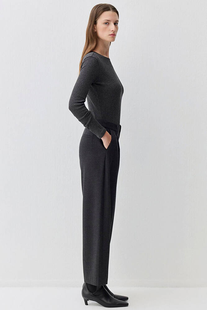 Kadın Dokuma Pantolon 1011131-87829 Gri 