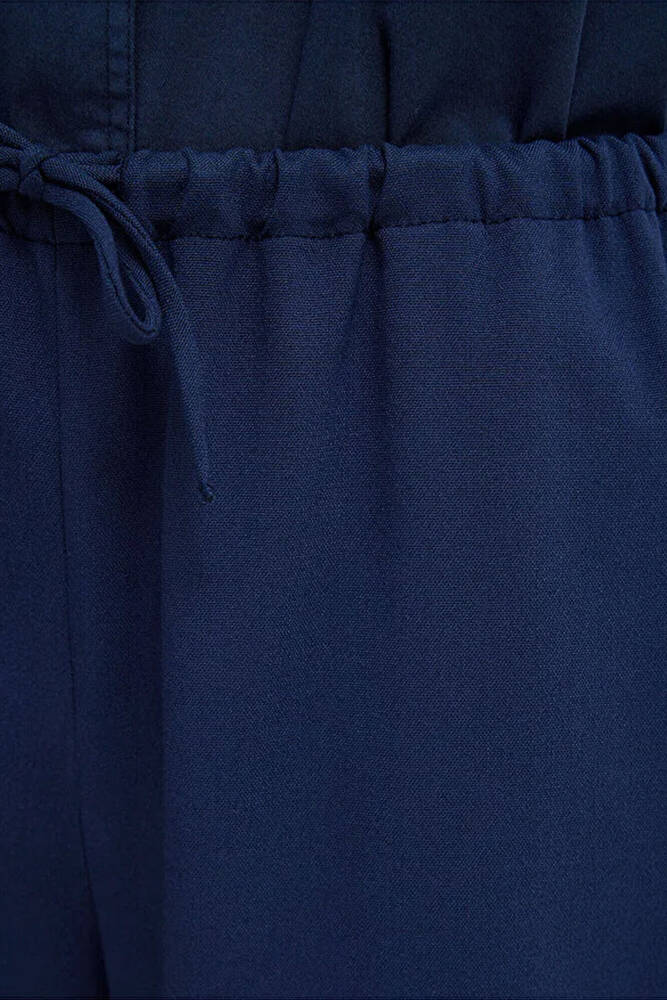 Kadın Dokuma Pantolon 1011153-70497 Lacivert 
