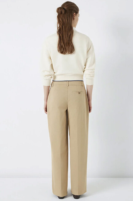 Kadın Dokuma Pantolon 1011160-70370 Kahve - Thumbnail