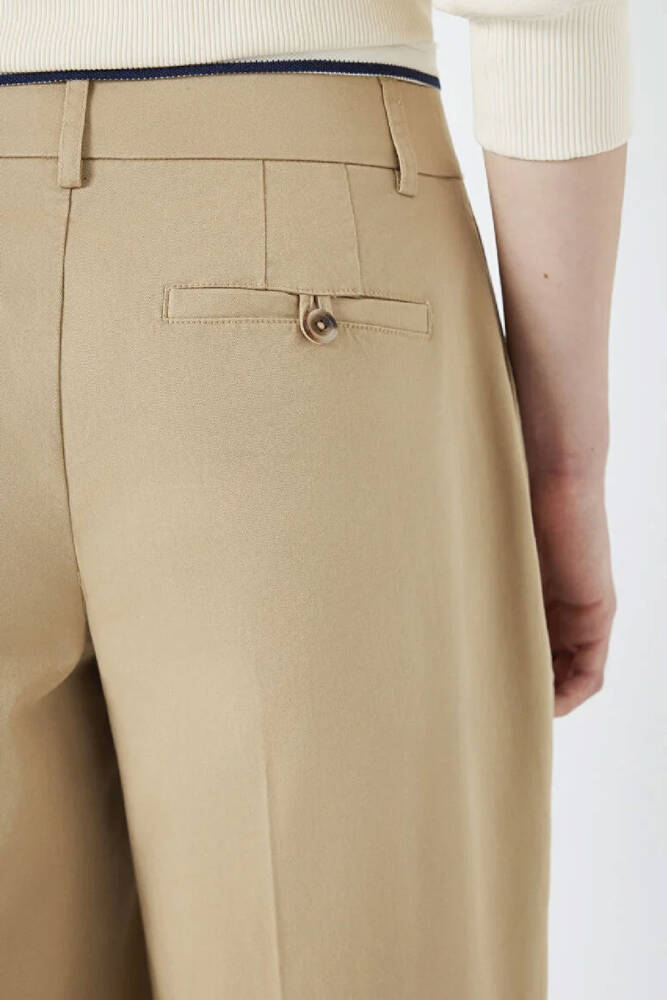 Kadın Dokuma Pantolon 1011160-70370 Kahve 