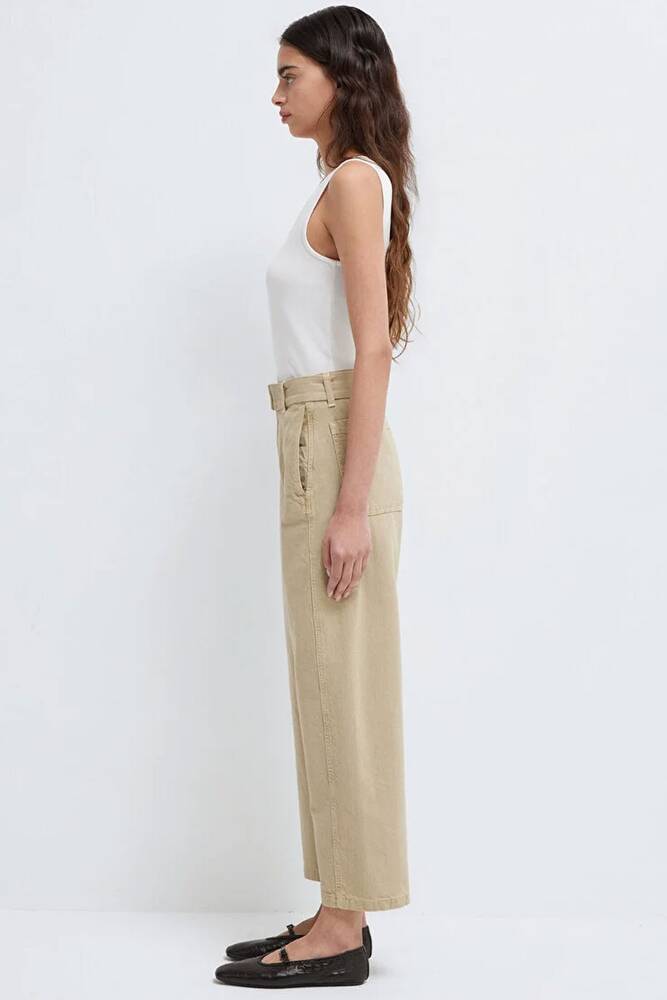 Kadın Dokuma Pantolon 1011183-70153 Bej 