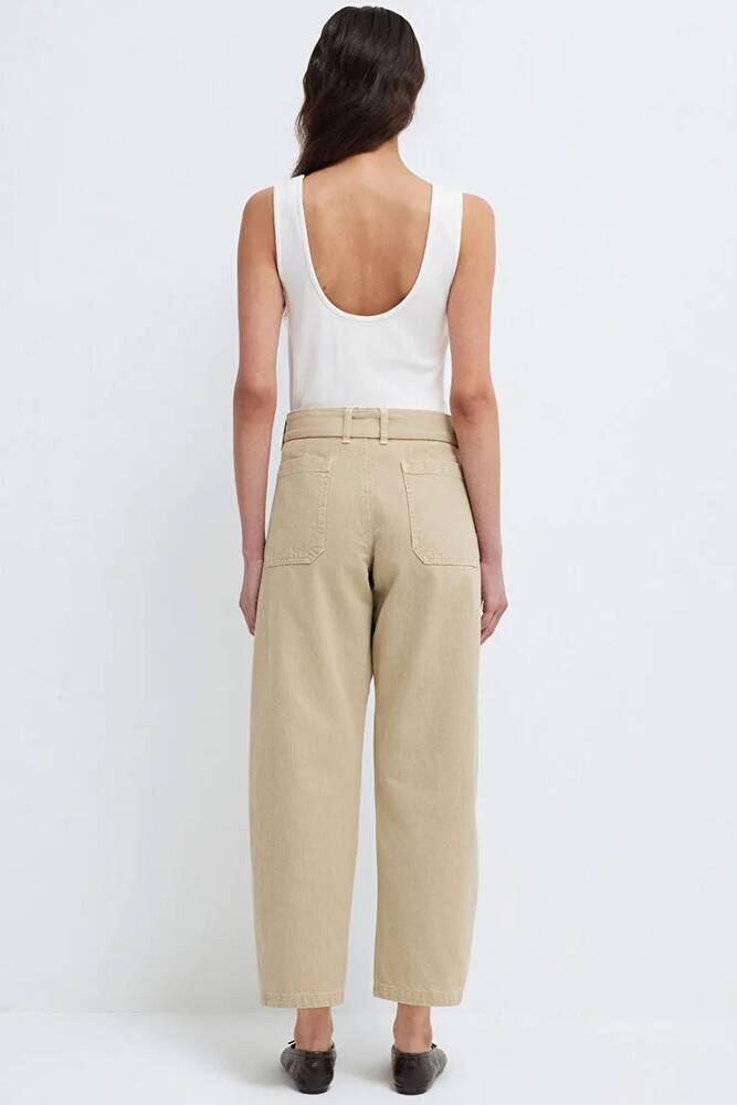 Kadın Dokuma Pantolon 1011183-70153 Bej 