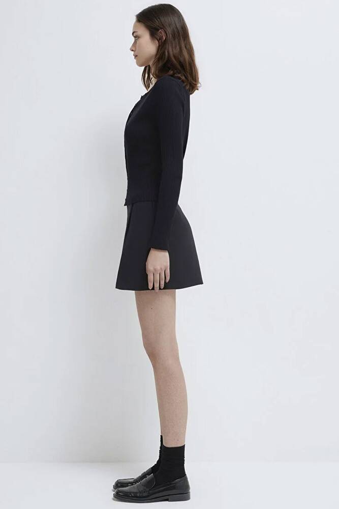 Kadın Dokuma Şort 1410249-900 Siyah 