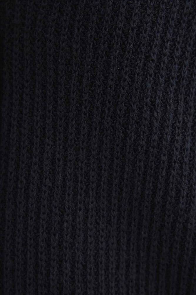 Kadın Düğmeli Kısa Hırka 1710719-84371 Lacivert 