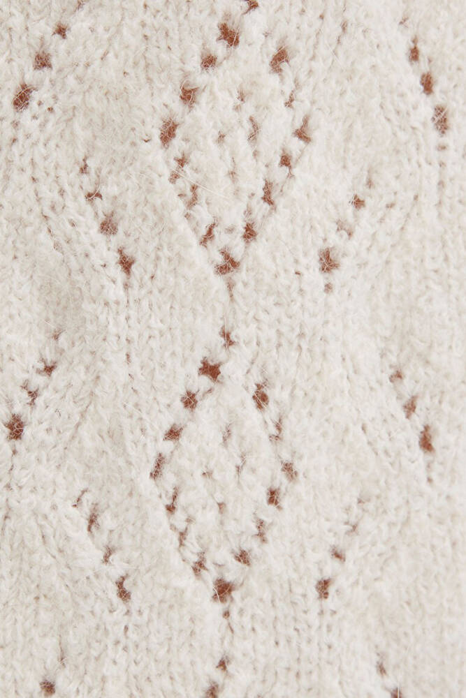 Kadın Düğmeli Kısa Hırka 1710812-70057 Ekru 