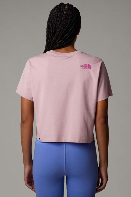 Kadın Easy Relaxed Cropped Tişört NF0A8A6HA1O1 Pembe (2)