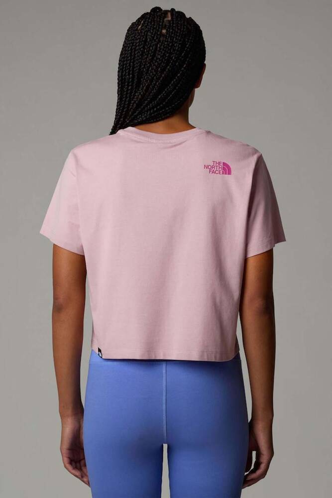 Kadın Easy Relaxed Cropped Tişört NF0A8A6HA1O1 Pembe 