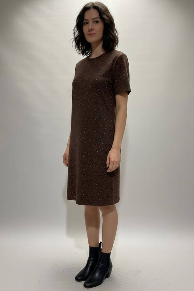 Kadın Elbise 19062121 Kahve 