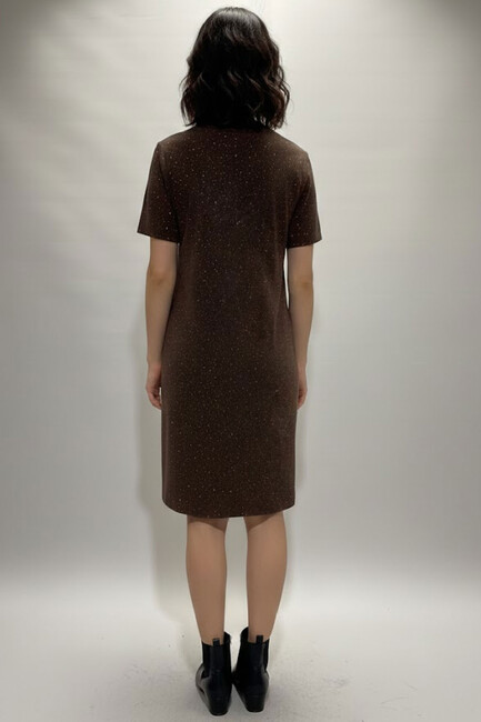 Kadın Elbise 19062121 Kahve - Thumbnail