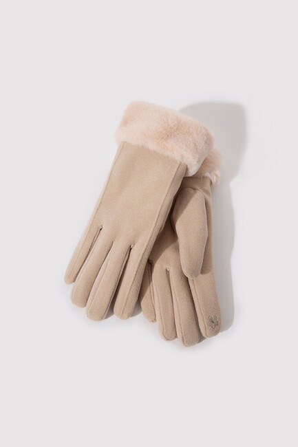 Kadın Eldiven 1911768-33993 Bej (1)