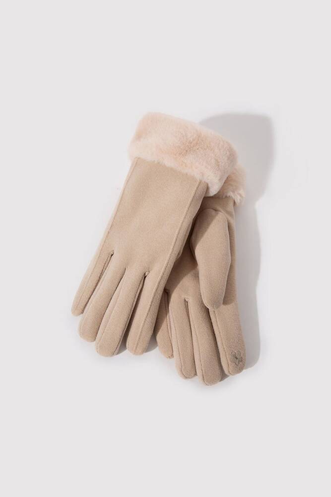 Kadın Eldiven 1911768-33993 Bej 