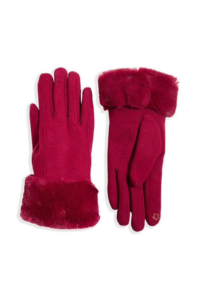 Kadın Eldiven 1911768-70394 Bordo 