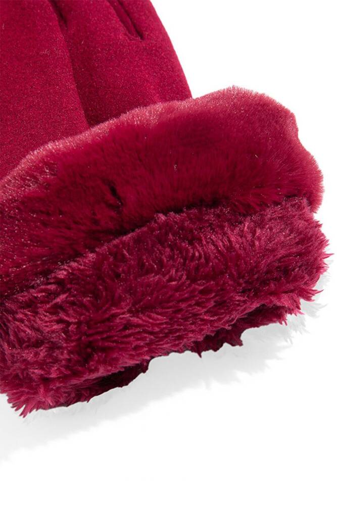 Kadın Eldiven 1911768-70394 Bordo 