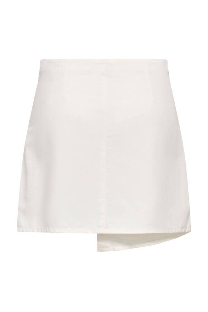Kadın Elene Linen Etek 15370405 Beyaz 