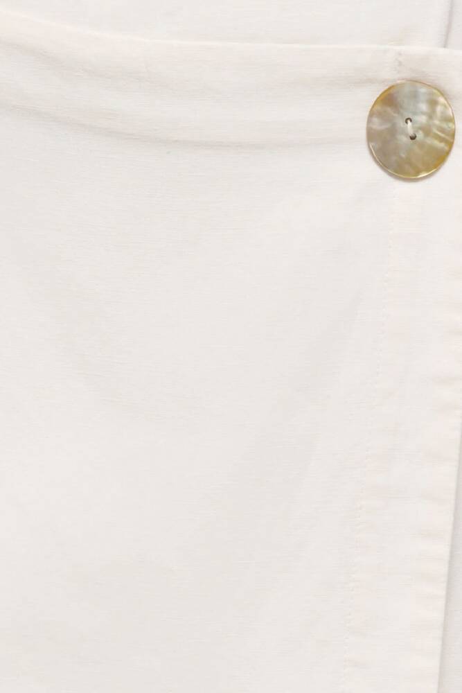 Kadın Elene Linen Etek 15370405 Beyaz 