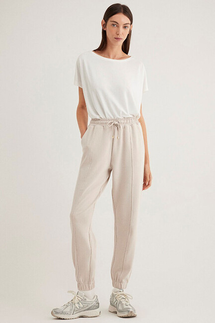 Kadın Eşofman Alt 1600453-34531 Bej (2)