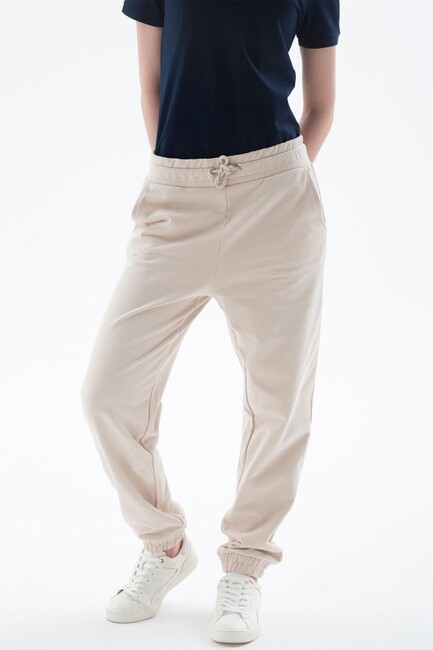 Kadın Eşofman Alt 25Y0214K1 Bej - Thumbnail