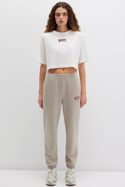 Kadın Eşofman Altı 1010757-70112 Bej - Thumbnail