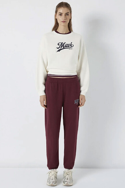 Kadın Eşofman Altı 1010757-90705 Bordo (3)