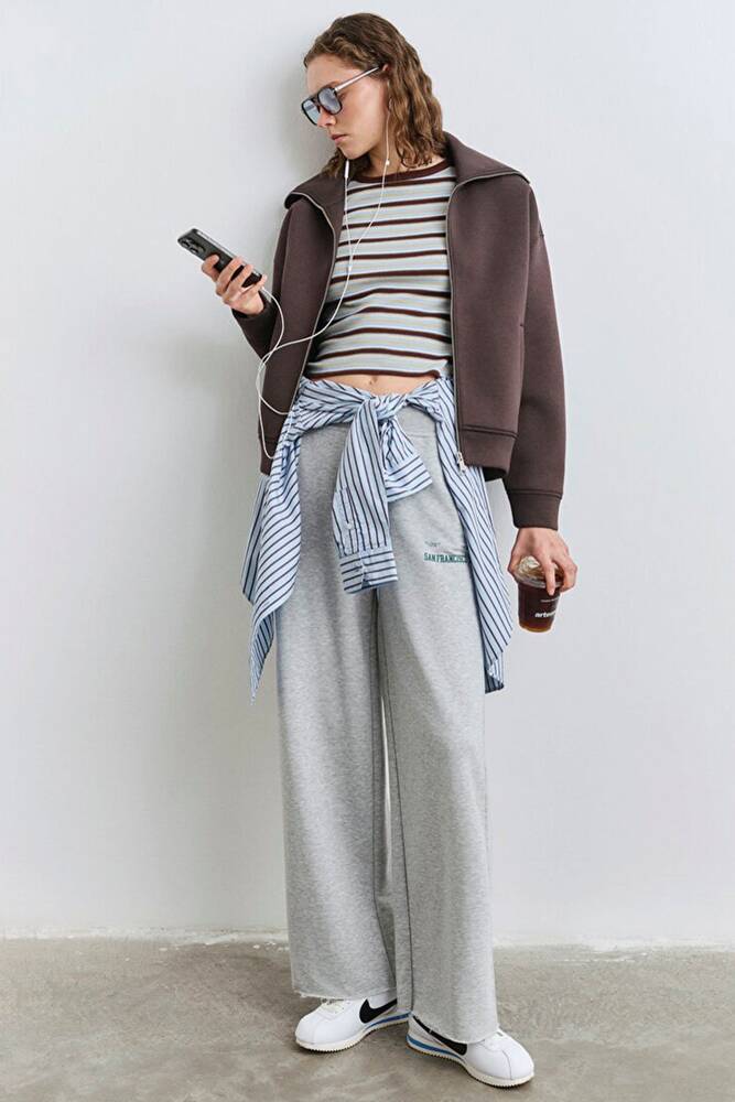 Kadın Eşofman Altı 1011034-83096 Gri 