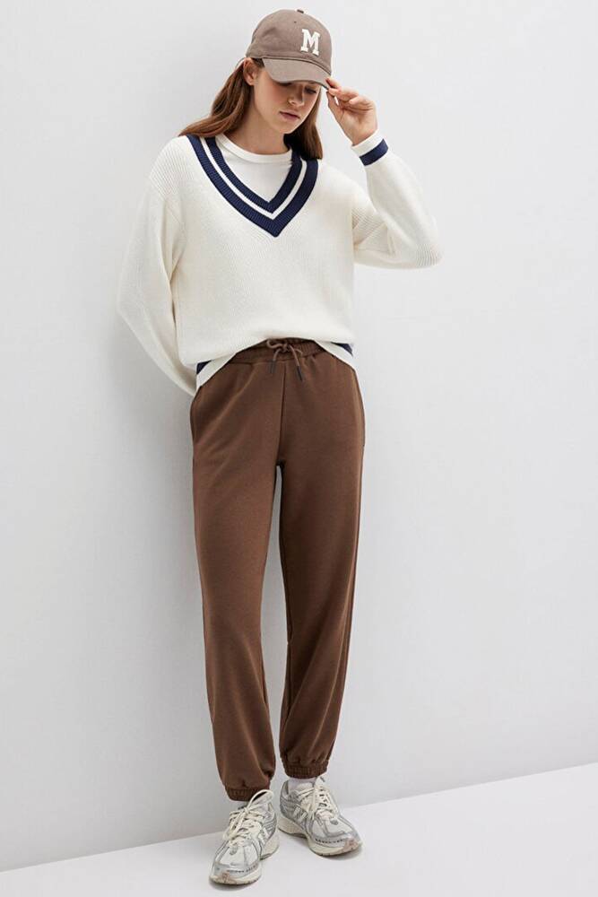 Kadın Eşofman Altı 1600903-81959 Kahve 