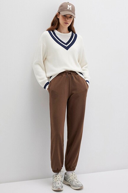 Kadın Eşofman Altı 1600903-81959 Kahve (3)