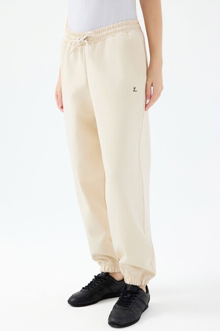 Kadın Eşofman Altı LF2038654 Ekru - Thumbnail