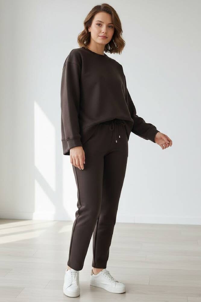Kadın Eşofman Takım 19071301 Kahve 