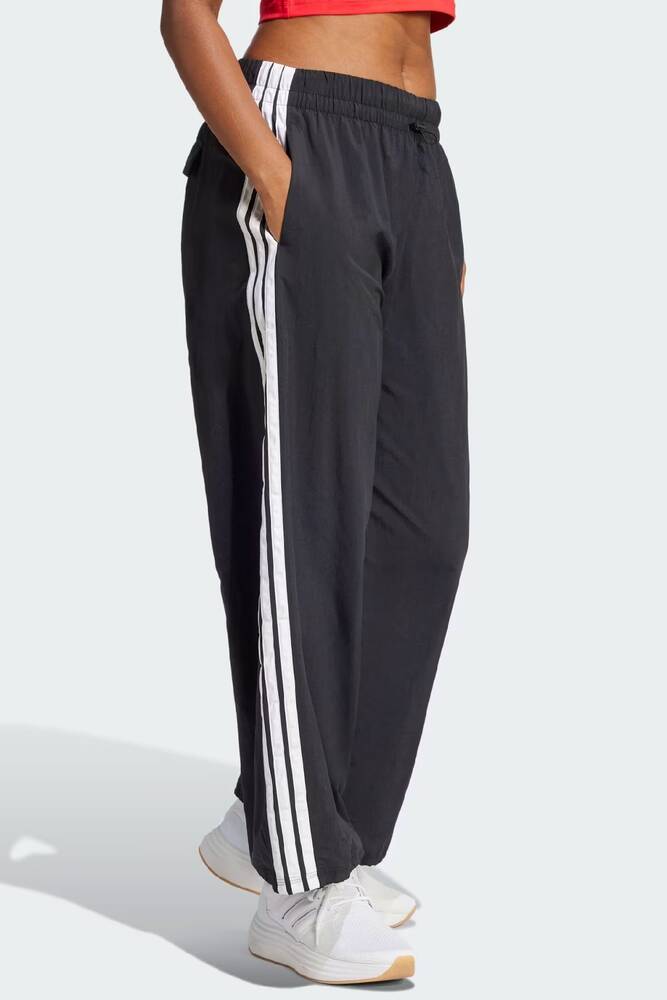 Kadın Ess 3S Lifestyle Woven Paraşüt Pantolon JE1306 Siyah 