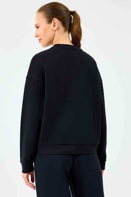 Kadın Ess Crewneck Sweat S2610011-3817 Siyah (3)