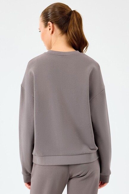 Kadın Ess Crewneck Sweat S2610011-3920 Gri (2)