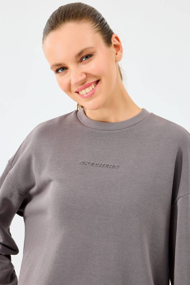 Kadın Ess Crewneck Sweat S2610011-3920 Gri 