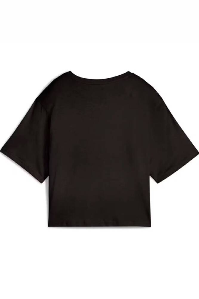 Kadın Ess Cropped No. 1 Logo Tshırt 684972-01 Siyah 