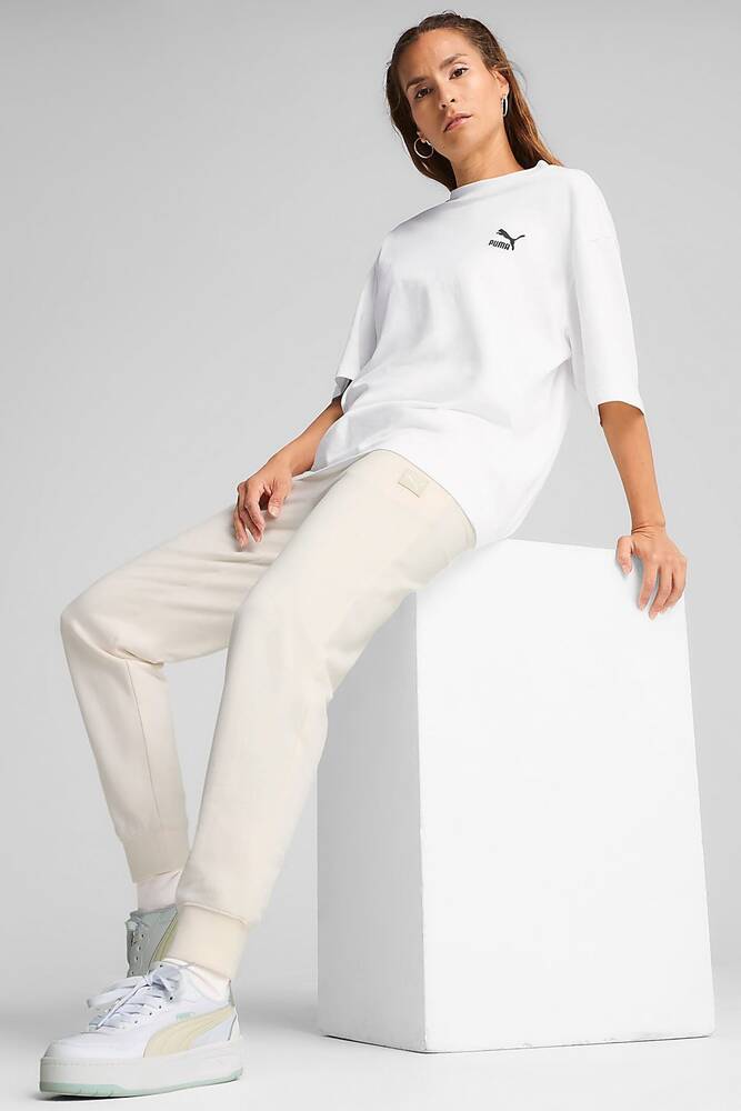 Kadın Ess Elevated Eşofman Alt 690899-99 Ekru 