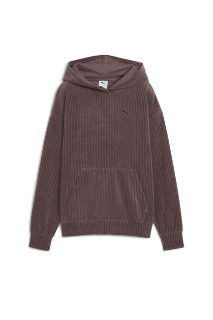 Kadın Ess Elevated Sweat 688107-88 Kahve (1)