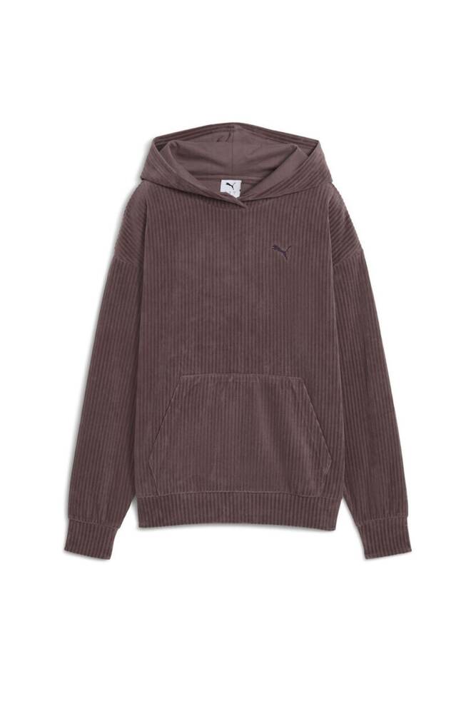 Kadın Ess Elevated Sweat 688107-88 Kahve - 2
