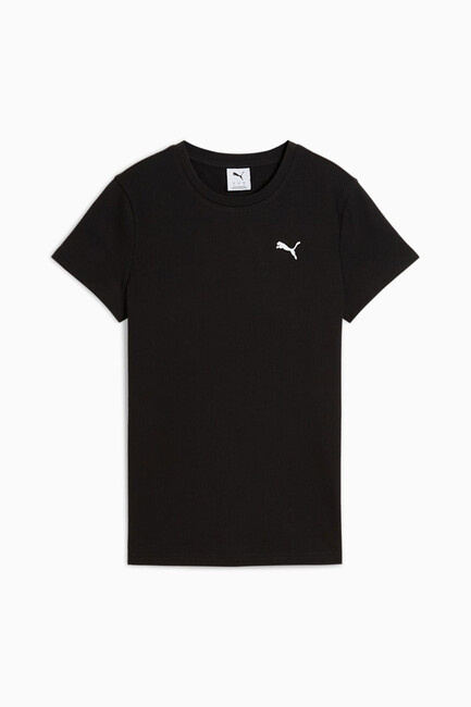 Kadın Ess Elevated Tişört 685021-01 Siyah - Thumbnail