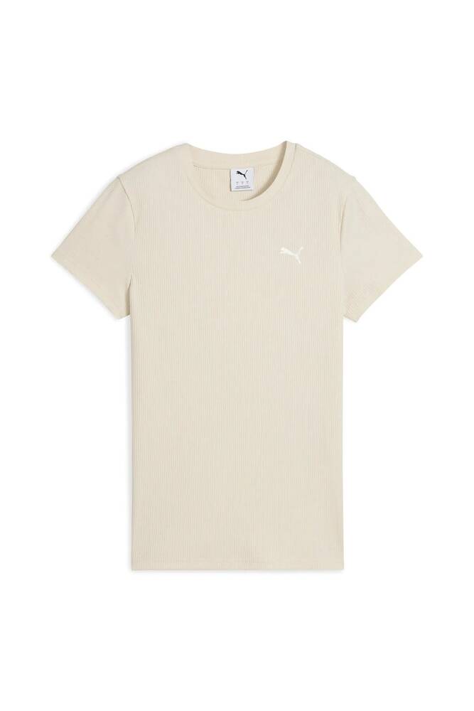 Kadın Ess Elevated Tişört 685021-87 Ekru 