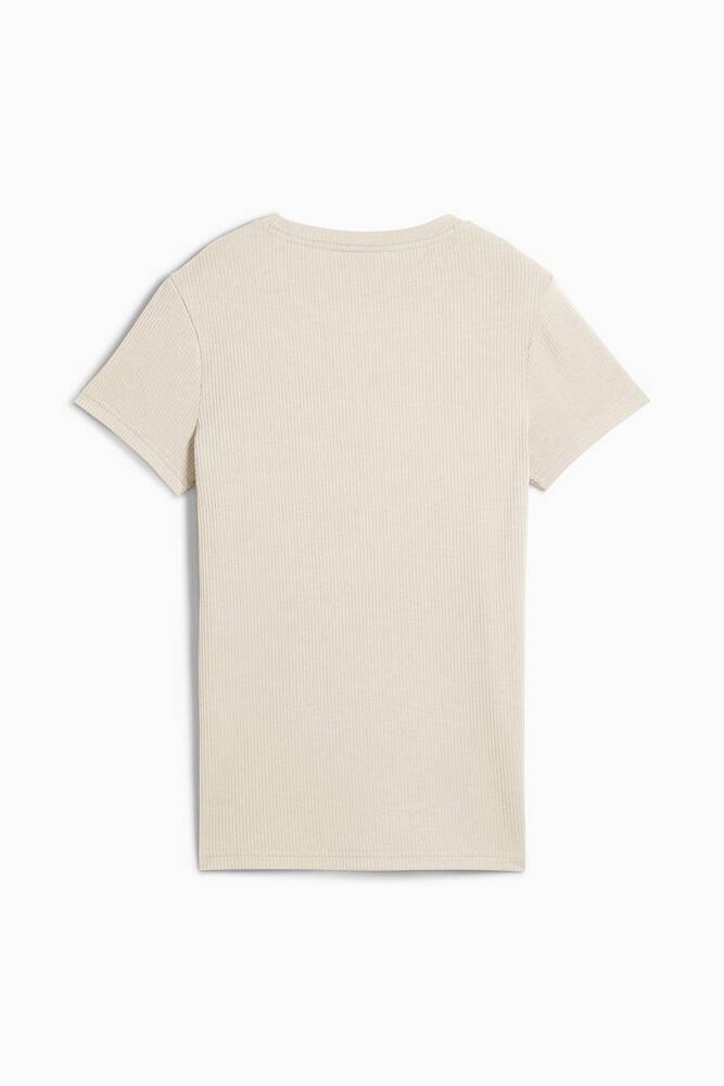Kadın Ess Elevated Tişört 685021-87 Ekru 