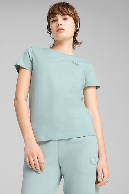 Kadın Ess Elevated Tişört 690894-67 Yeşil (2)