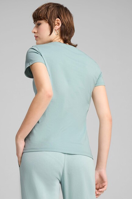 Kadın Ess Elevated Tişört 690894-67 Yeşil (3)