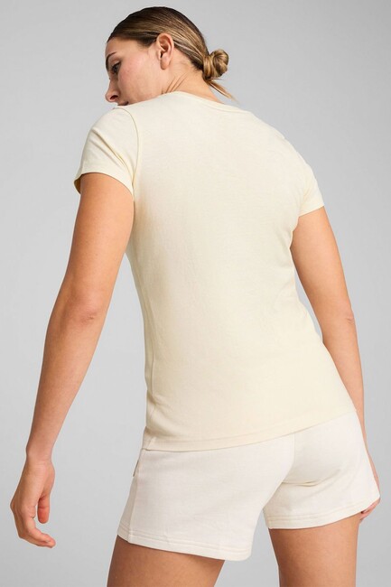 Kadın Ess Elevated Tişört 690894-99 Ekru (3)