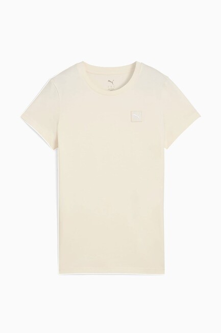 Kadın Ess Elevated Tişört 690894-99 Ekru - Thumbnail