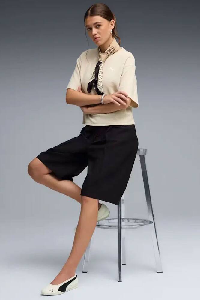 Kadın Ess Elevated Tshırt 691813-87 Ekru 