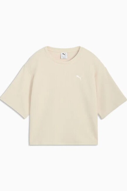 Kadın Ess Elevated Tshırt 691813-87 Ekru - Thumbnail