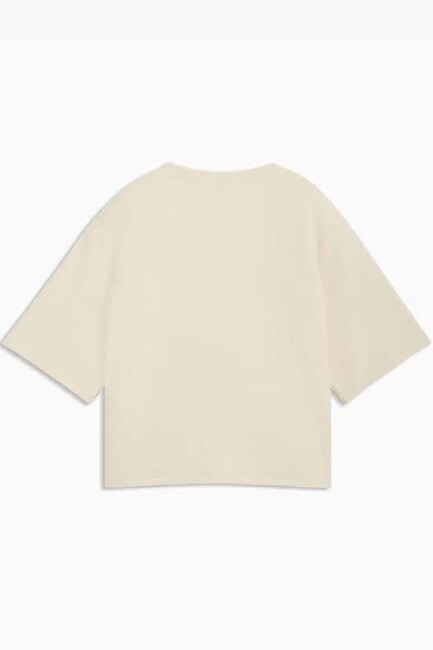 Kadın Ess Elevated Tshırt 691813-87 Ekru - Thumbnail