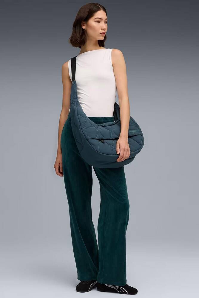 Kadın ESS Elevated Velour Eşofman Altı 688108-75 Yeşil 