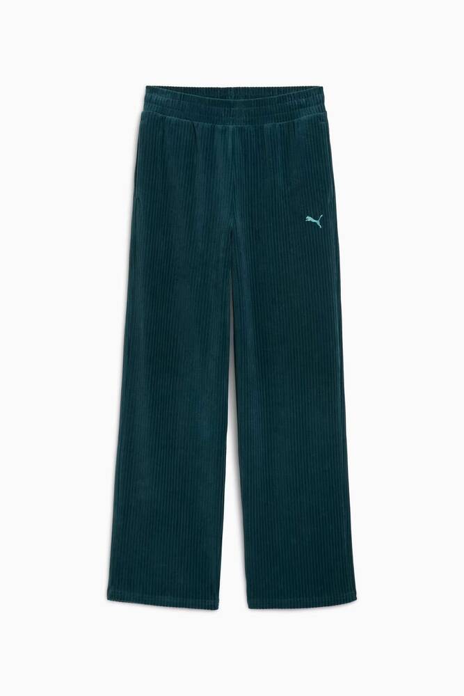 Kadın ESS Elevated Velour Eşofman Altı 688108-75 Yeşil 