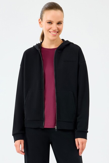 Kadın Ess Full Zip Sweat S2610016-3817 Siyah (1)