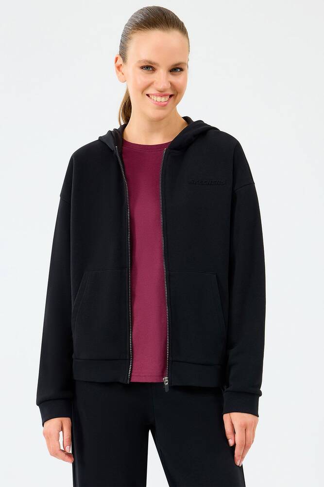 Kadın Ess Full Zip Sweat S2610016-3817 Siyah 